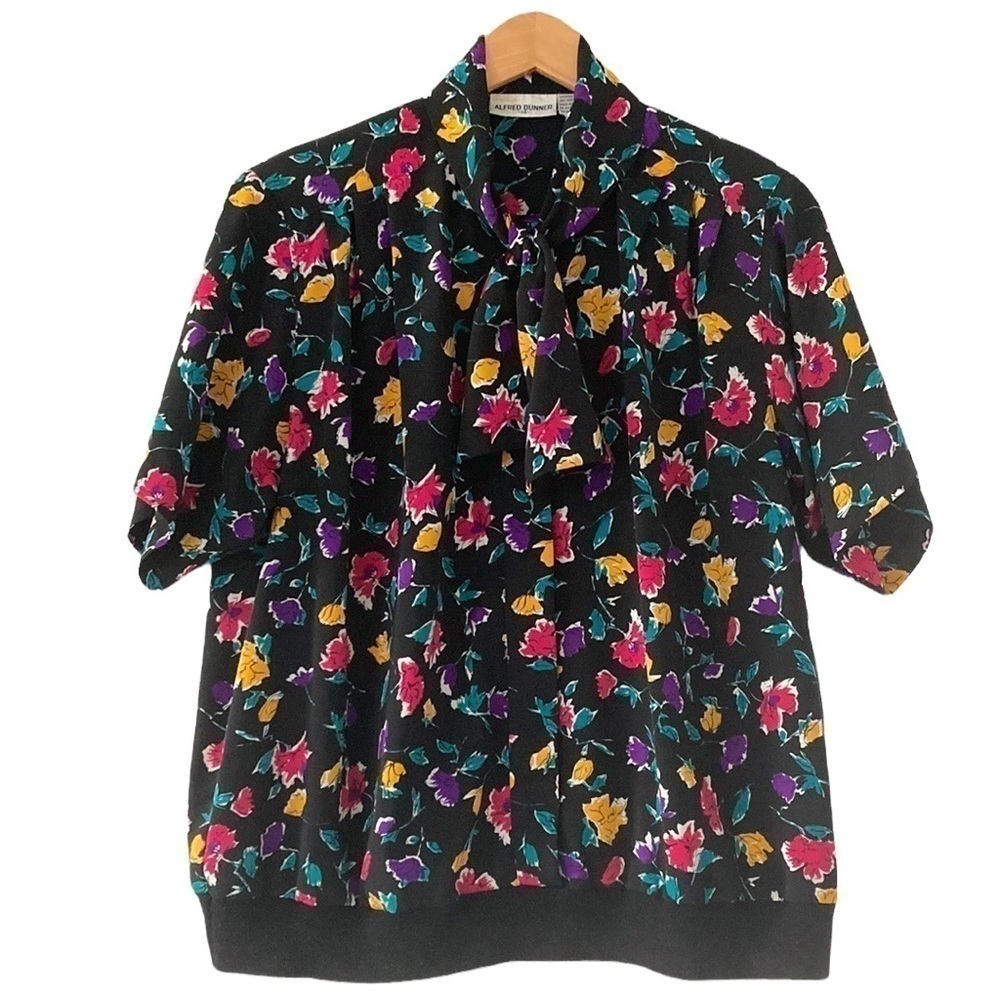 Alfred Dunner blouse 18 floral grandmacore